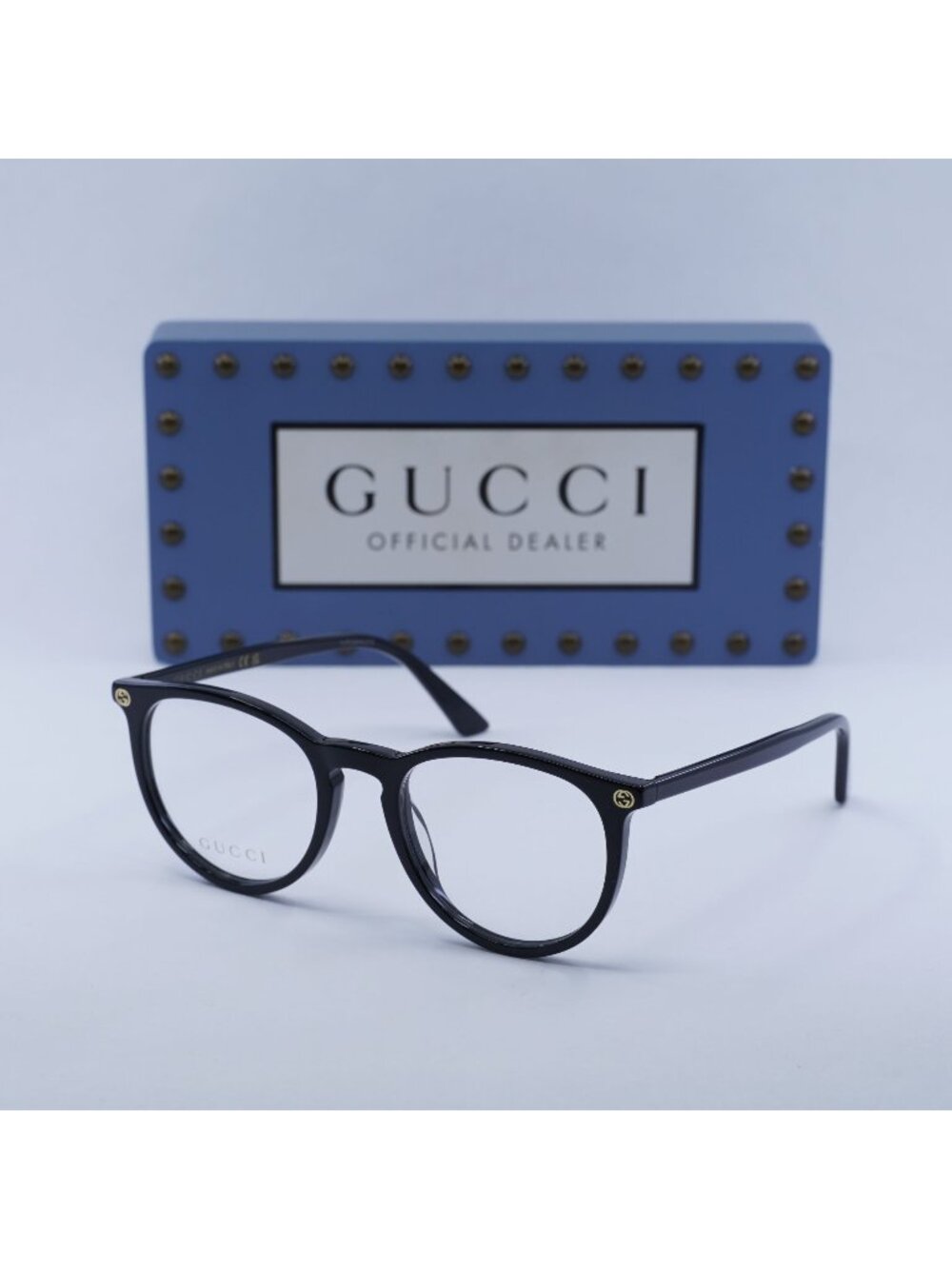 Gucci GG0027O 001 Square Eyeglasses 50mm - Black